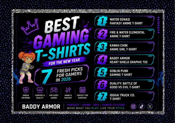 Best Gaming T-Shirts for the New Year: 7 Fresh Picks for Gamers in 2026