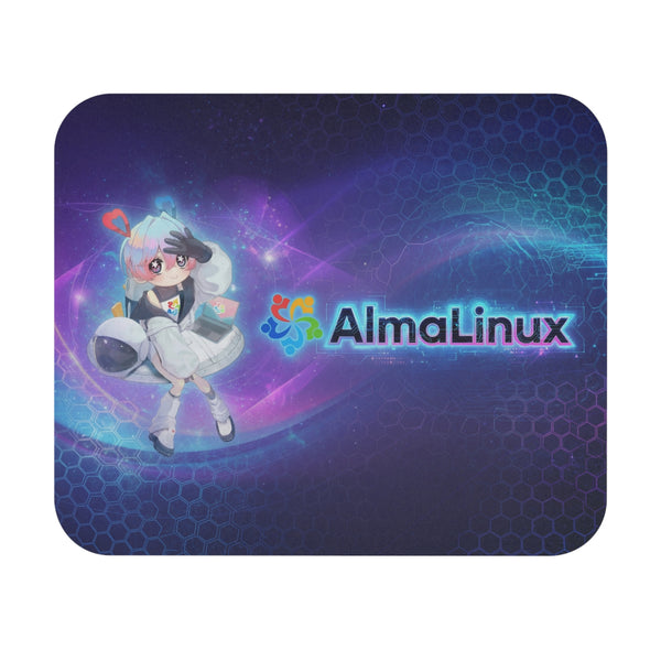 AlmaLinux Anime Mascot Gaming Mouse Pad | Baddy Armor
