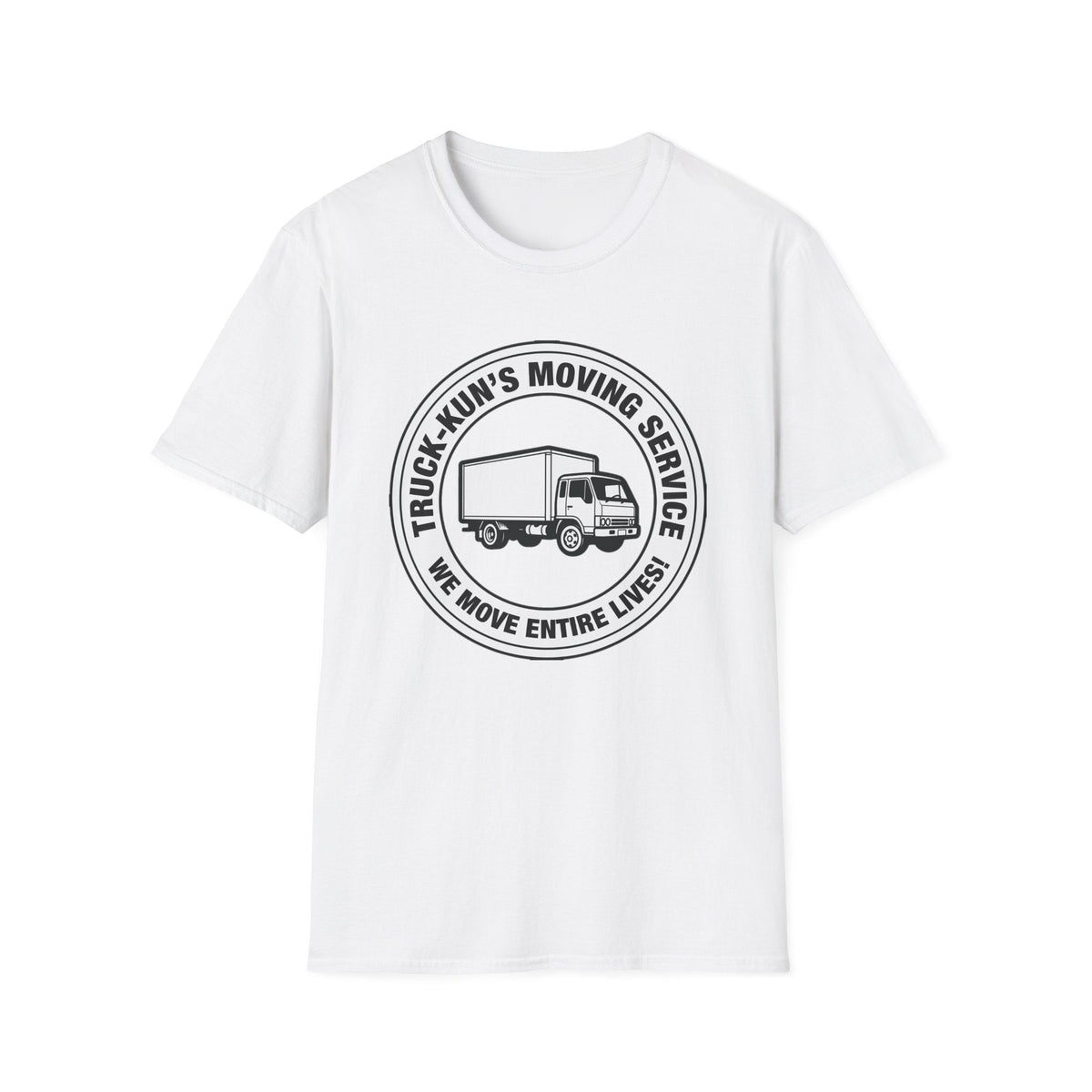 Truck-Kun's Moving Service T-Shirt by Baddy Armor