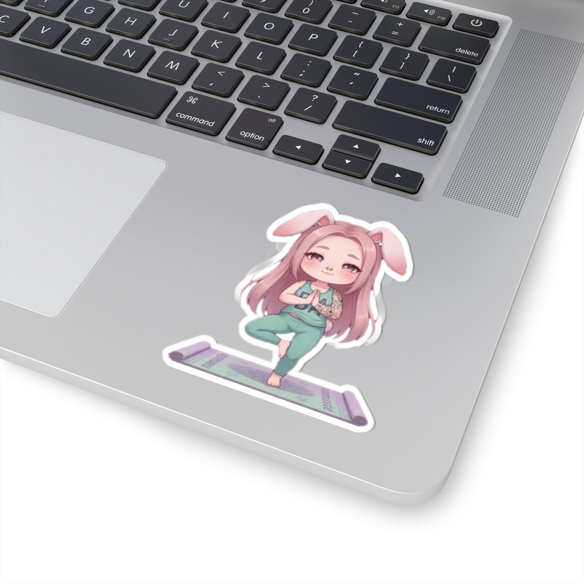 Namaste Yoga Usagi Girl Sticker | Baddy Armor