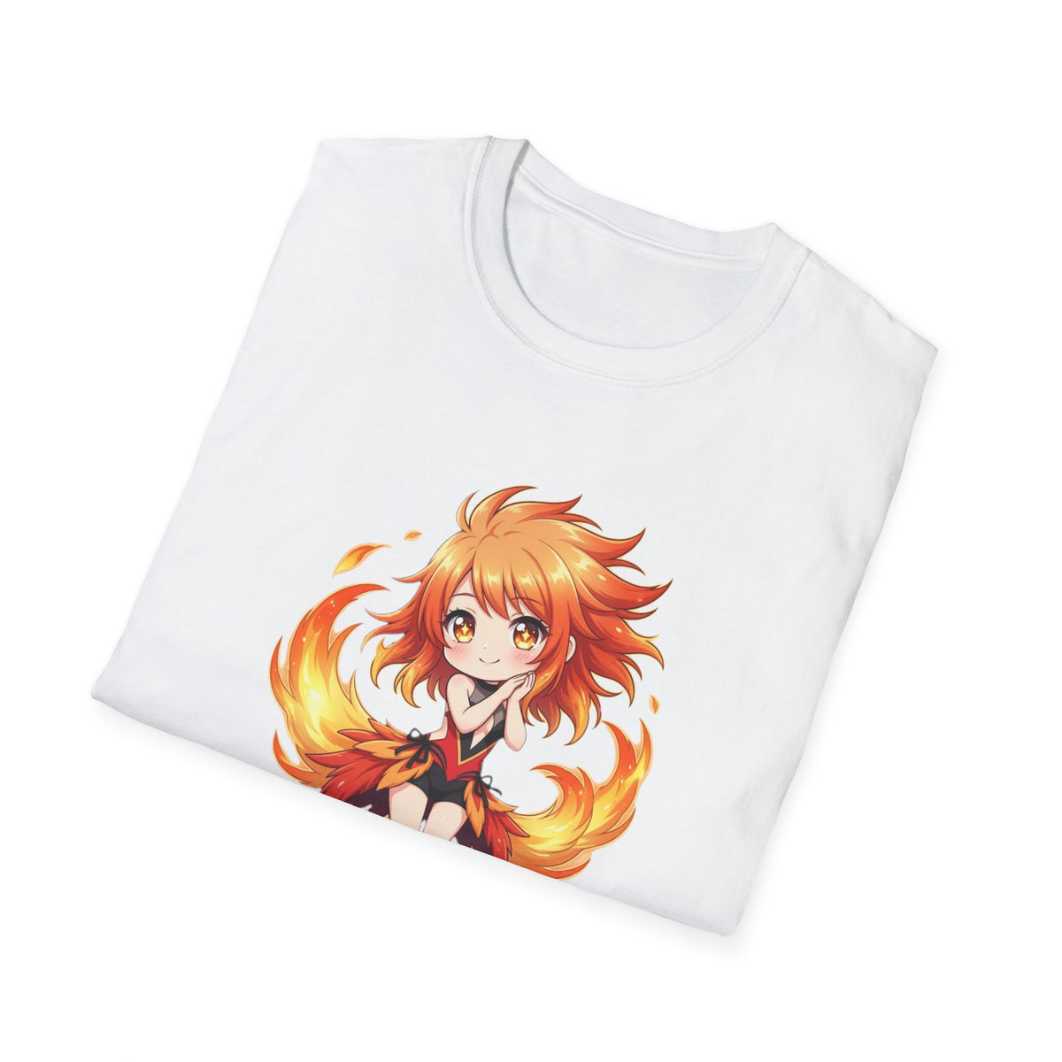 Phoenix Girl (不死鳥の少女) Anime T-Shirt | Baddy Armor