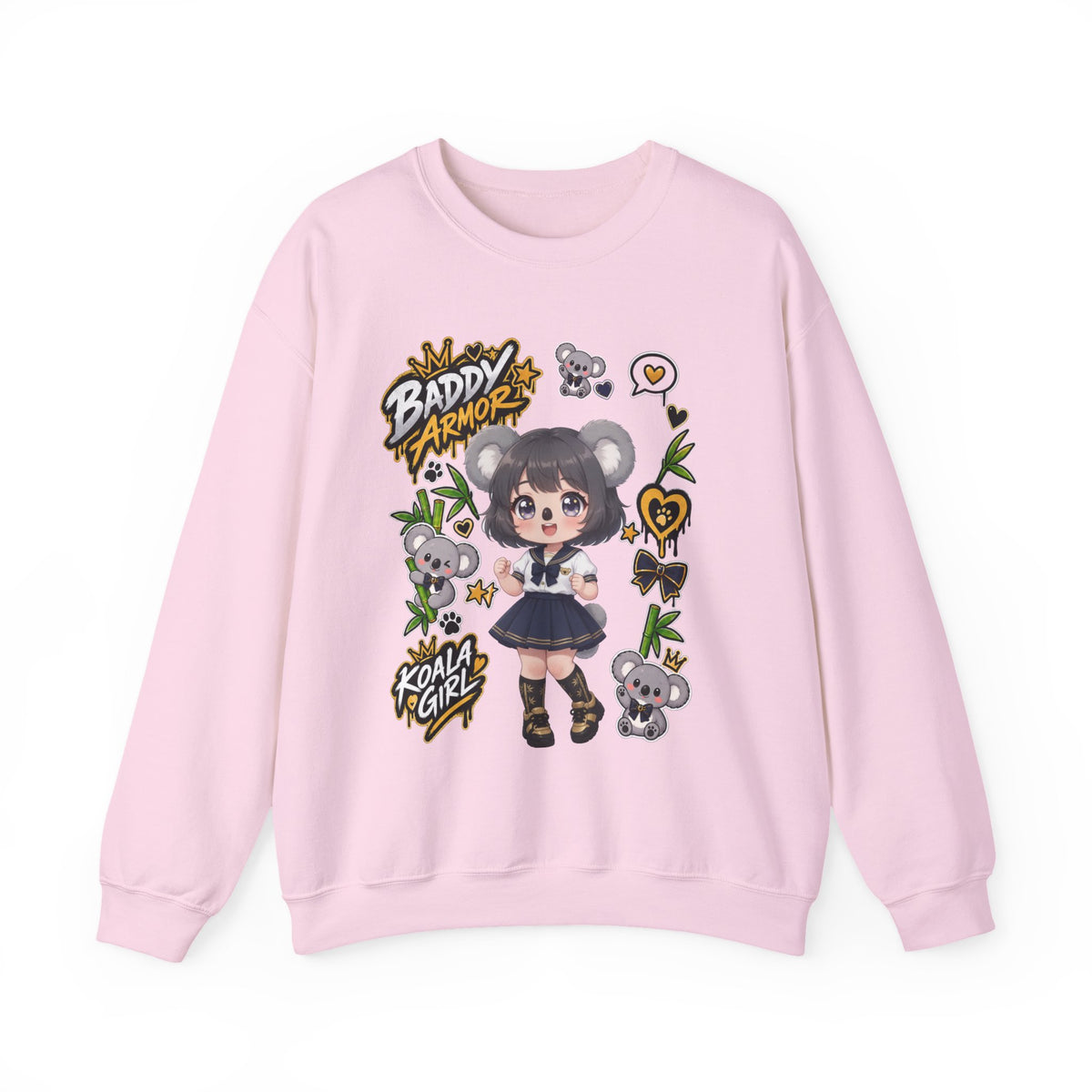 Kawaii Koala Girl Crewneck Sweatshirt | Baddy Armor