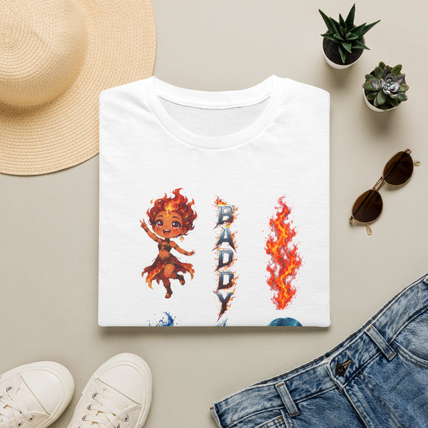 Fire & Water Elemental Anime T-Shirt | Baddy Armor