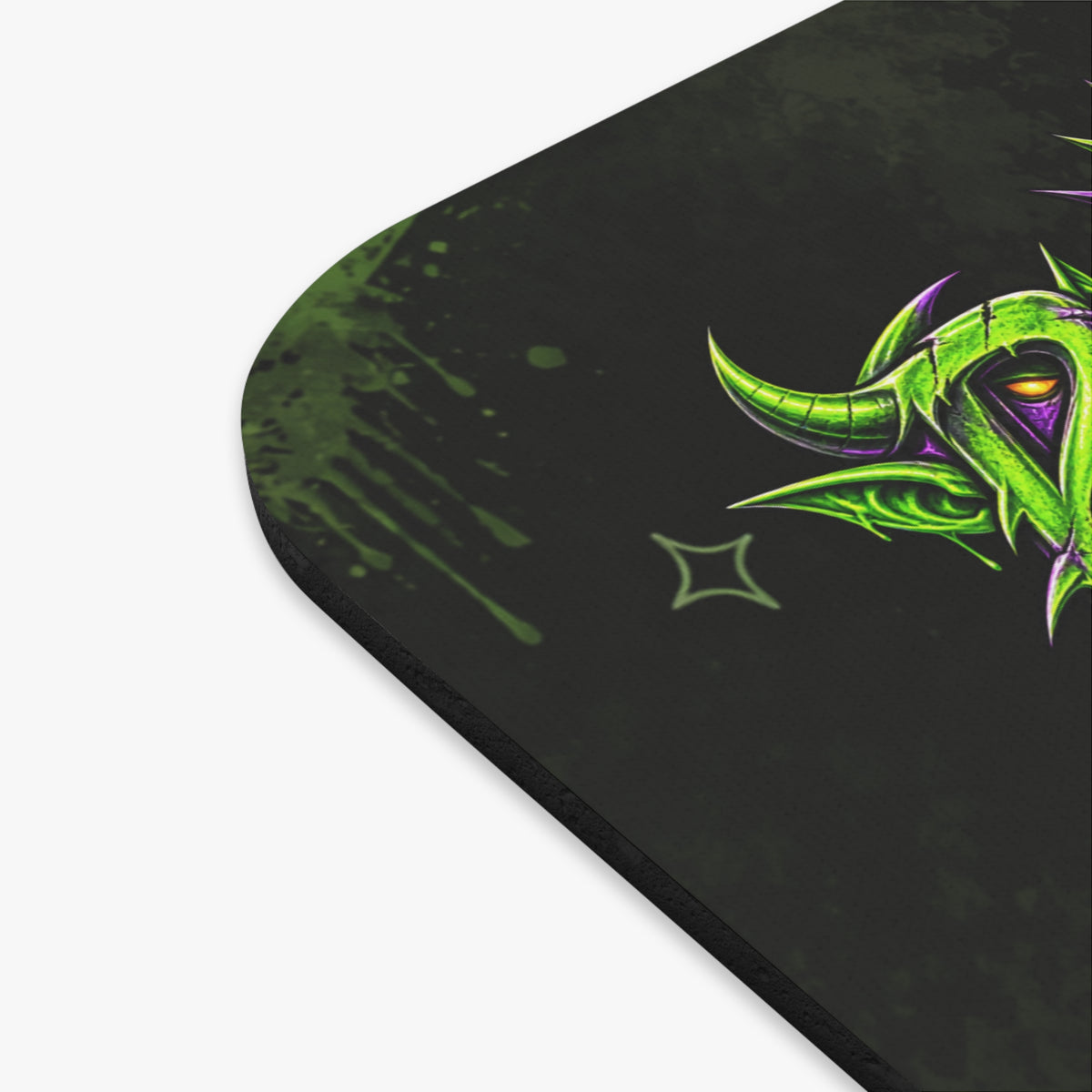 Goblin Punk Gaming Mouse Pad – Green Goblin Desk Mat | Baddy Armor