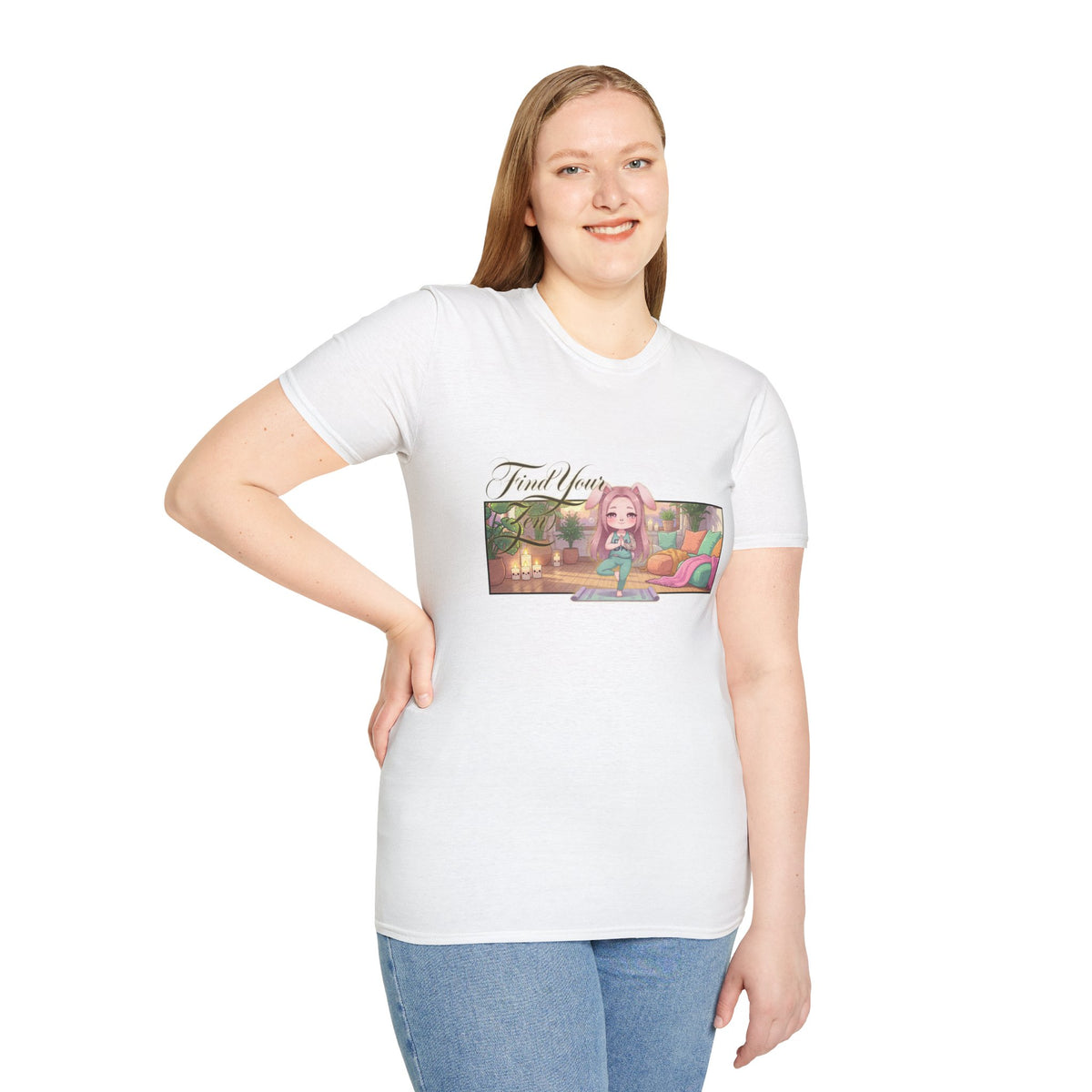 Find Your Zen - Yoga Usagi - Baddy Armor Designs