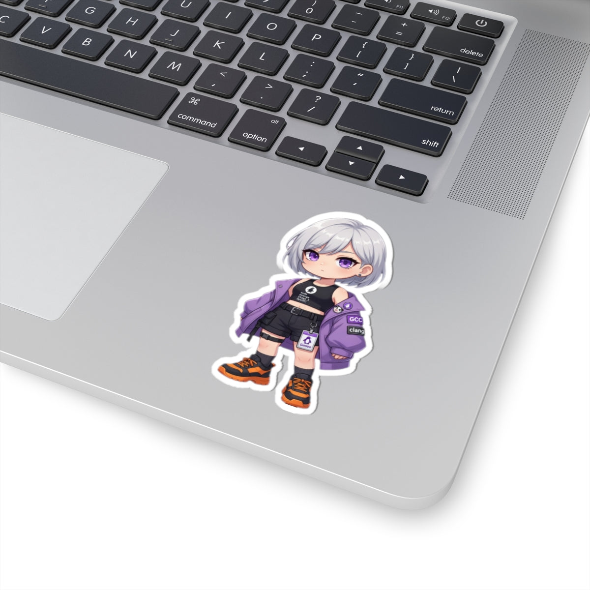 Gentoo-Tan Chibi Kiss-Cut Vinyl Sticker