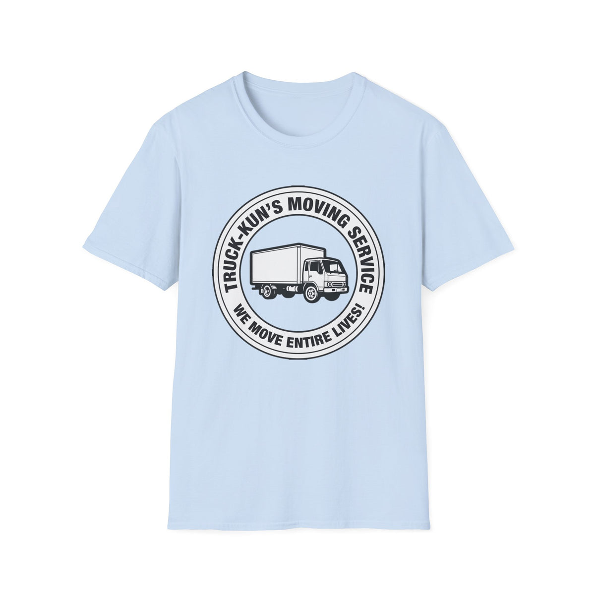 Truck-Kun's Moving Service T-Shirt - Baddy Armor Designs