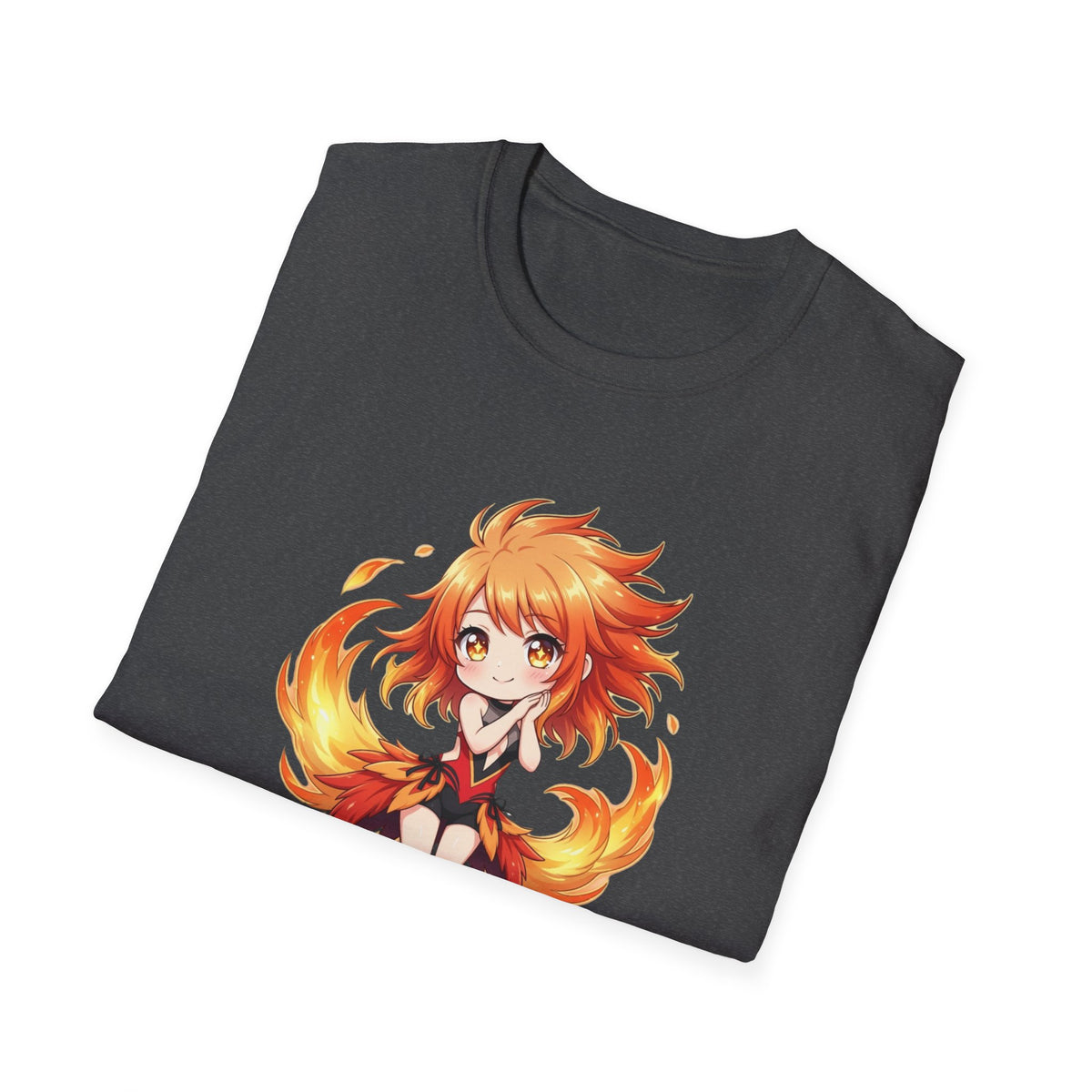 Phoenix Girl (不死鳥の少女) Anime T-Shirt | Baddy Armor