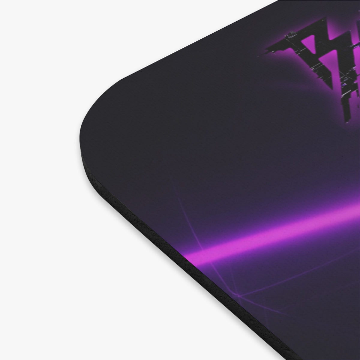 Baddy Armor Mouse Pad – Kawaii Cyber Goth Neon Purple Gaming Desk Mat