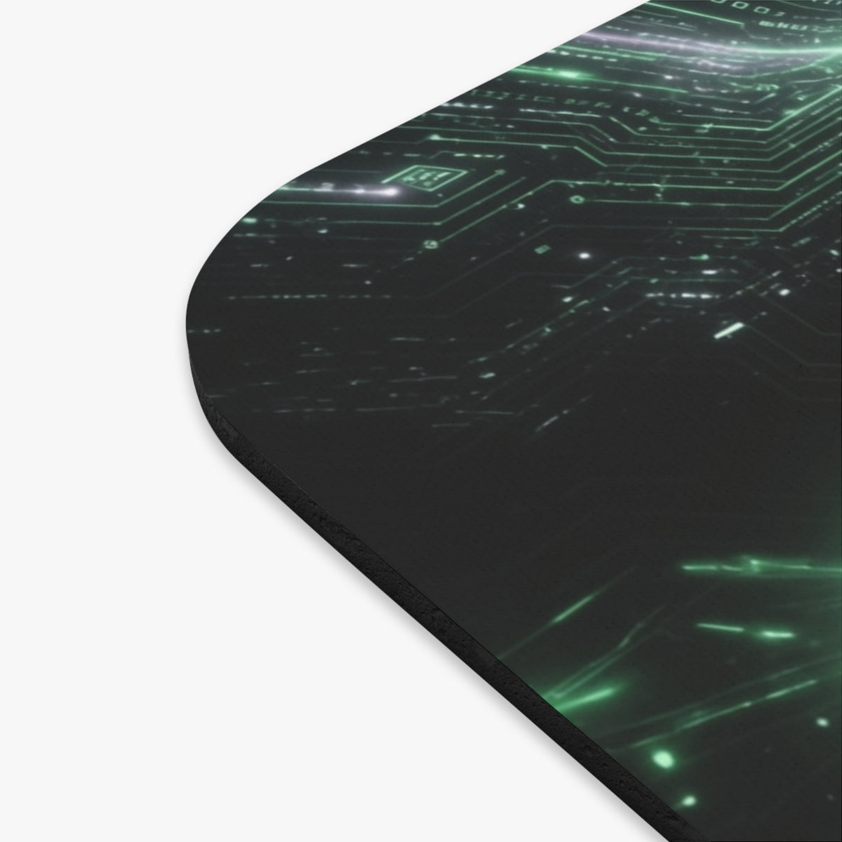 Green Chibi Catgirls Gaming Mouse Pad | Baddy Armor