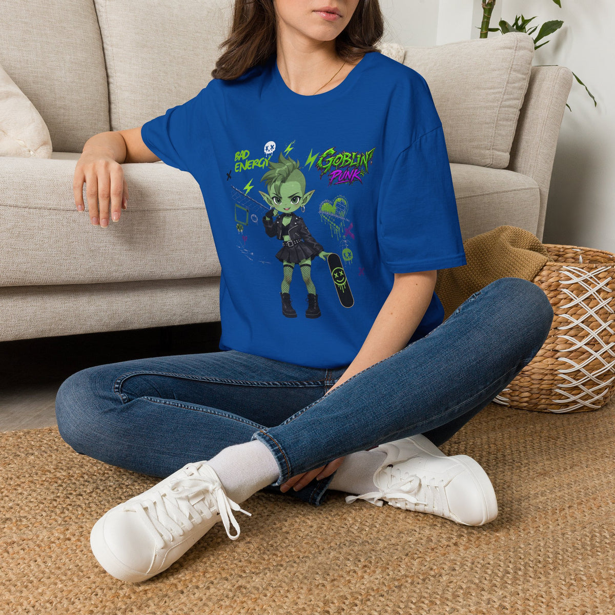 Goblin Punk T-Shirt – Green Goblin Graphic Tee | Baddy Armor
