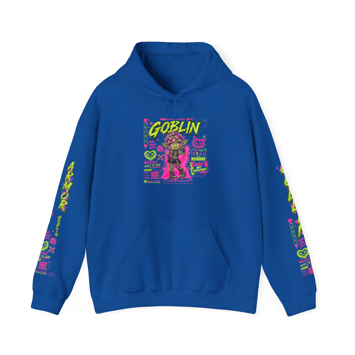 Rave Goblin Hoodie | Baddy Armor Anime Gaming Streetwear