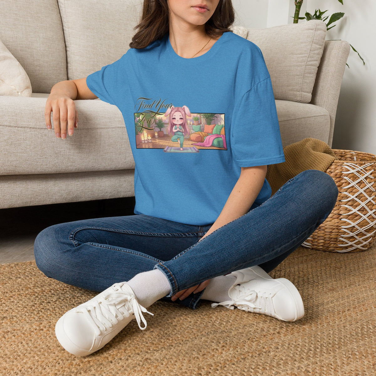 Find Your Zen - Yoga Usagi - Baddy Armor Designs