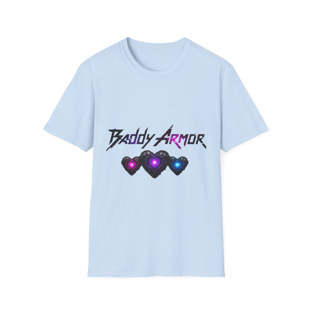 Baddy Armor Graphic T-Shirt | Cute Heart Shield Cotton Tee