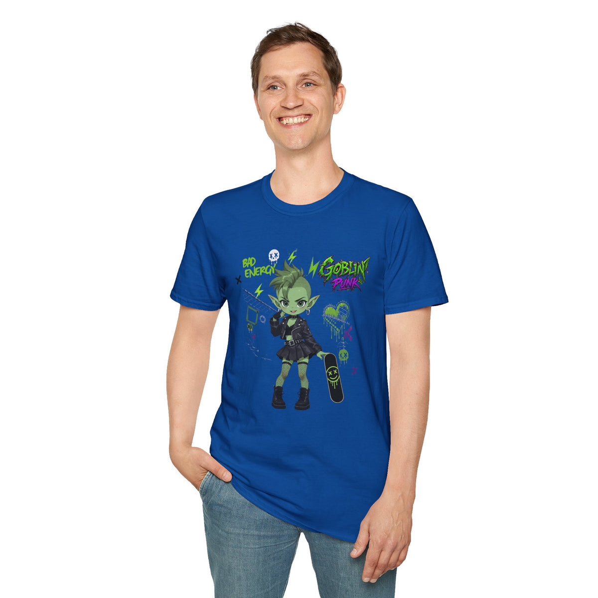 Goblin Punk T-Shirt – Green Goblin Graphic Tee | Baddy Armor