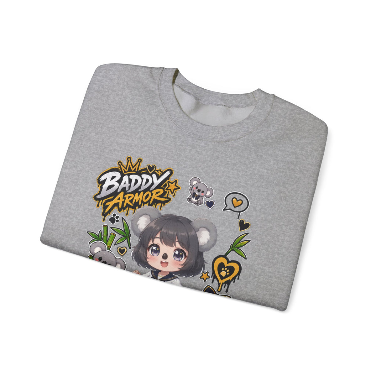 Kawaii Koala Girl Crewneck Sweatshirt | Baddy Armor