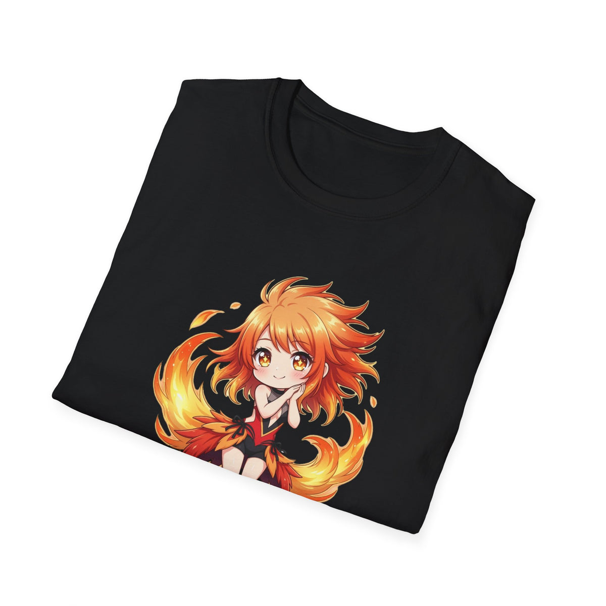 Phoenix Girl (不死鳥の少女) Anime T-Shirt | Baddy Armor