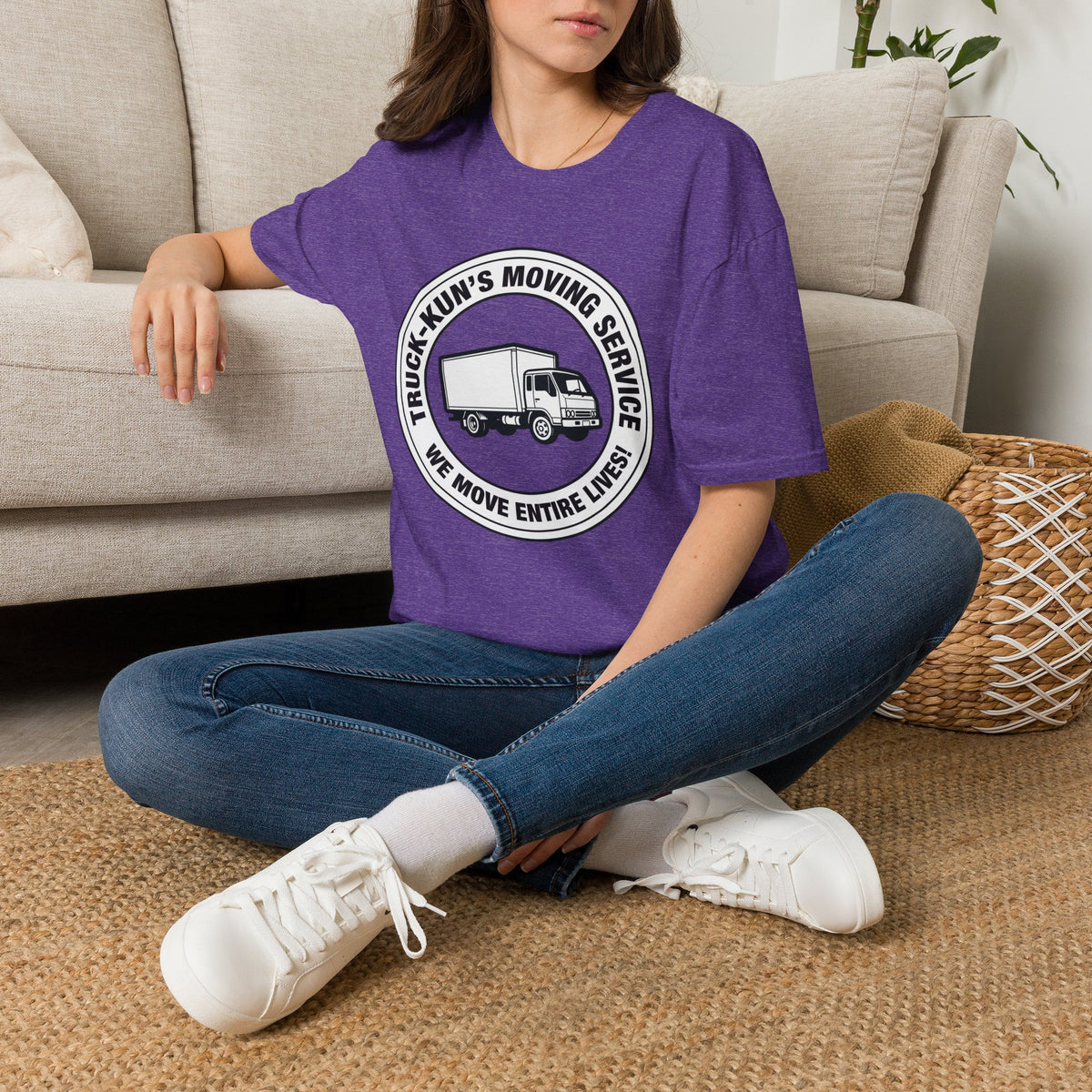 Truck-Kun's Moving Service T-Shirt - Baddy Armor Designs