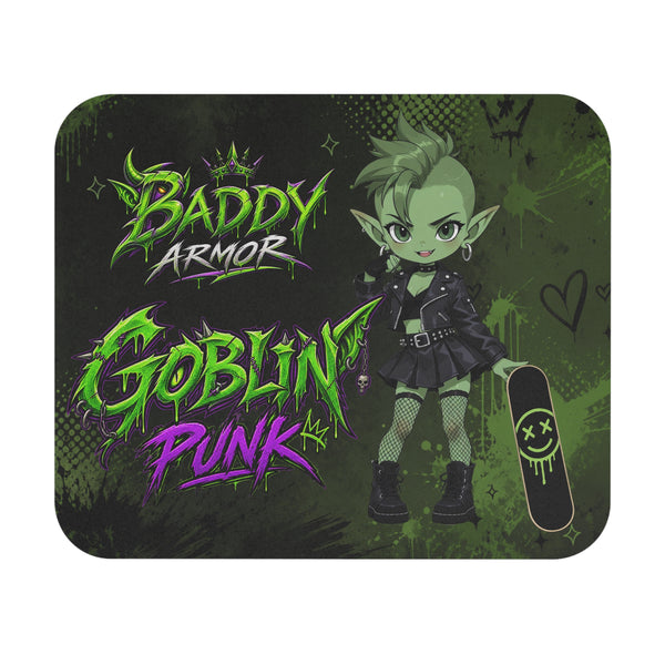 Goblin Punk Gaming Mouse Pad – Green Goblin Desk Mat | Baddy Armor