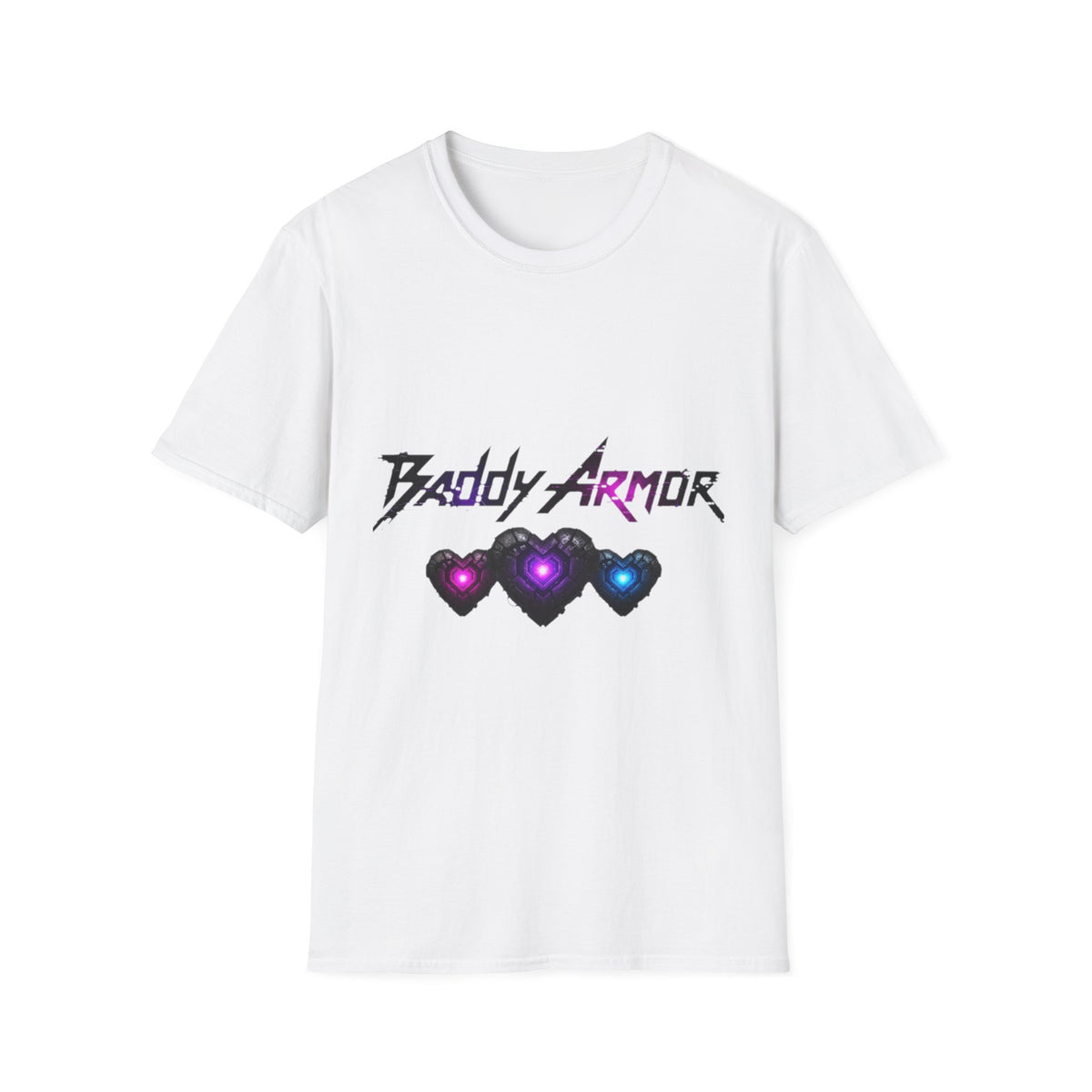 Baddy Armor Graphic T-Shirt | Cute Heart Shield Cotton Tee