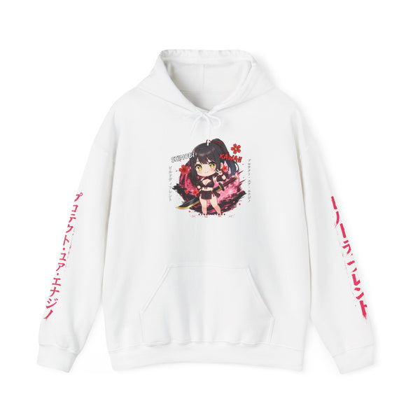 Shinobi Kawaii Girl Hoodie | Chibi Anime Graphic Pullover | Baddy Armor