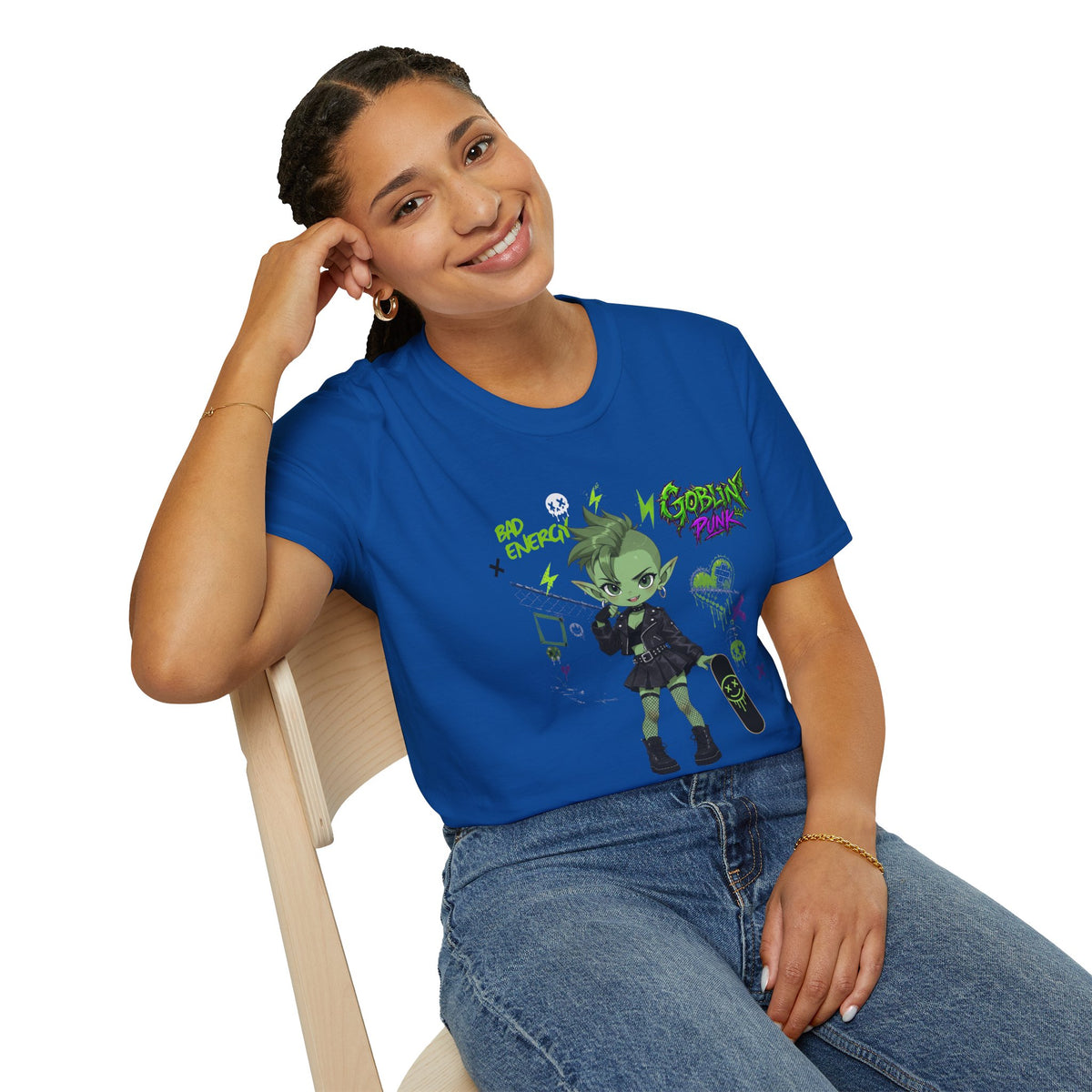Goblin Punk T-Shirt – Green Goblin Graphic Tee | Baddy Armor
